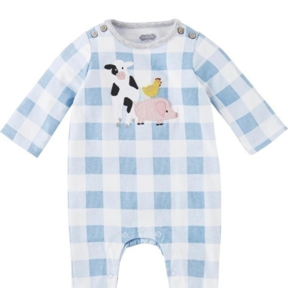 Mud pie baby animal farm sleeper